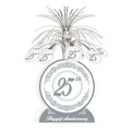 Silver 25th Anniversary Centerpiece